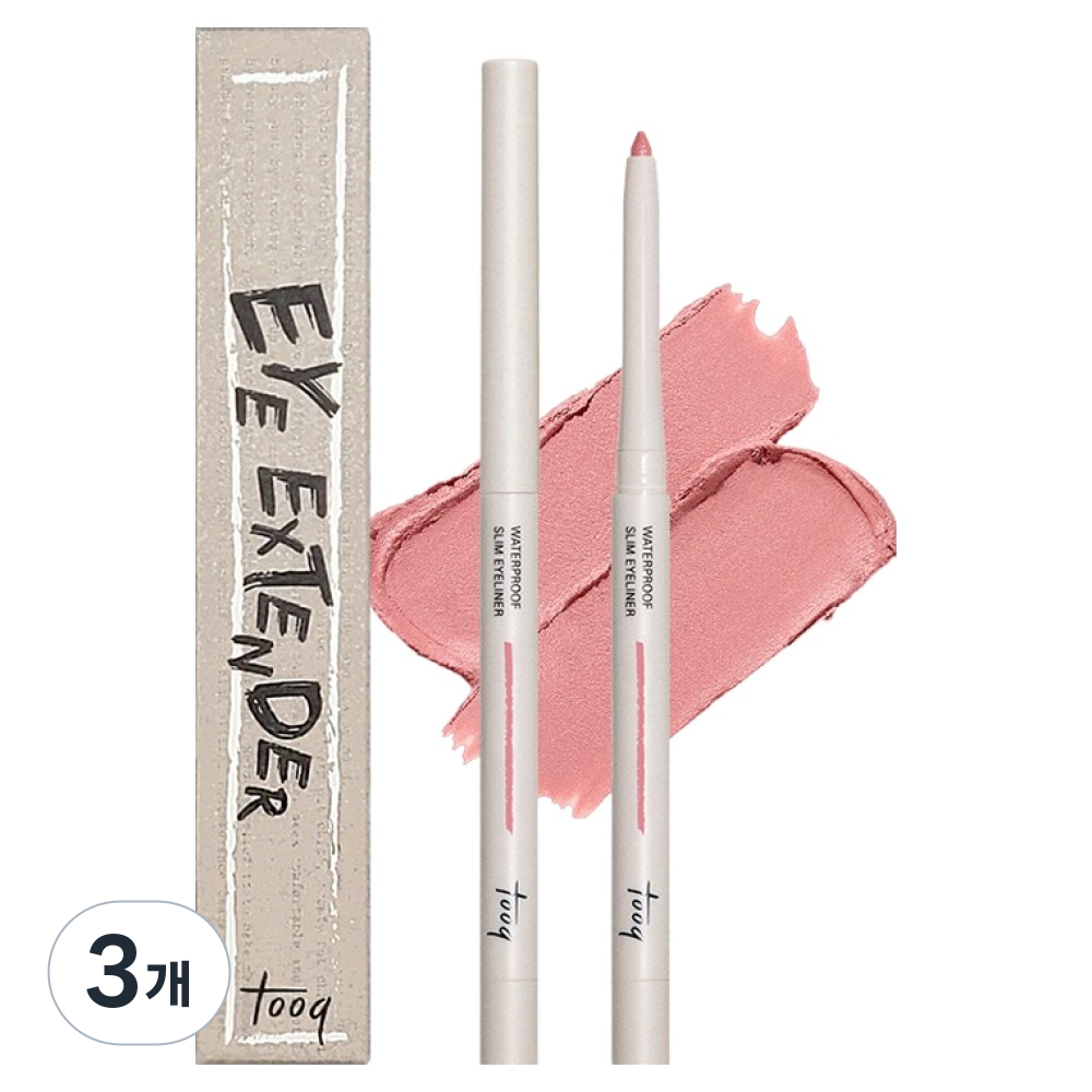 투크 아이 익스텐더 워터프루프 슬림 아이라이너 3g, 도화피그, 3개 36,360원