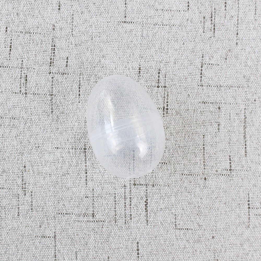 타원 투명 캡슐 4cm /뽑기통 가챠 플라스틱 에그 150원