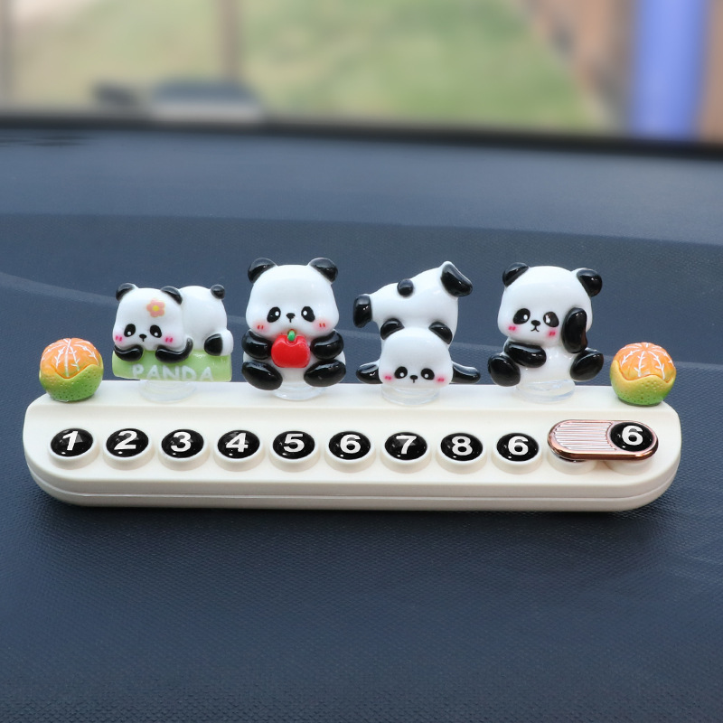 넘버링카 자동차 전화번호판 주차번호판 짱구 번호판 차량 주차안내판, 1개, 판다하양 7,100원