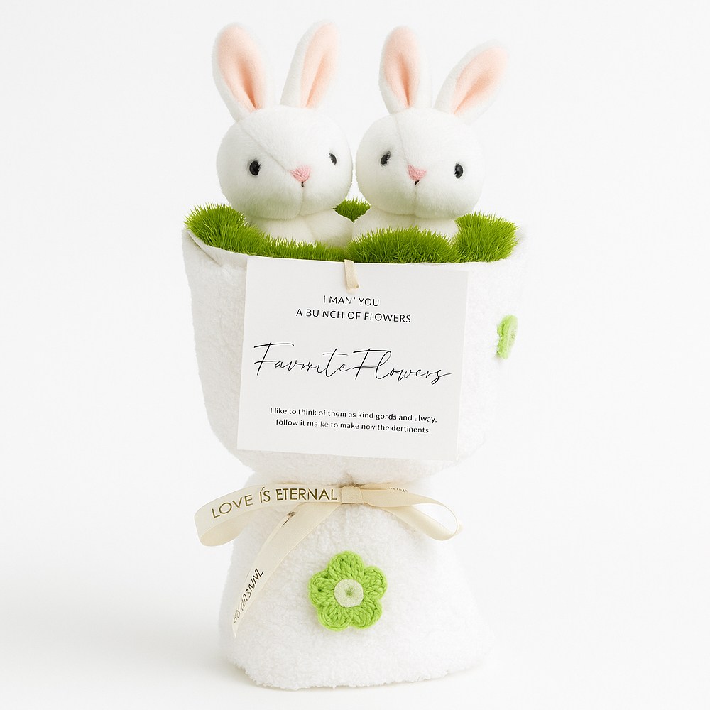 졸업식 인형꽃다발 조화 니트 꽃다발 완제품 아이 졸업 입학, 1개 17,900원