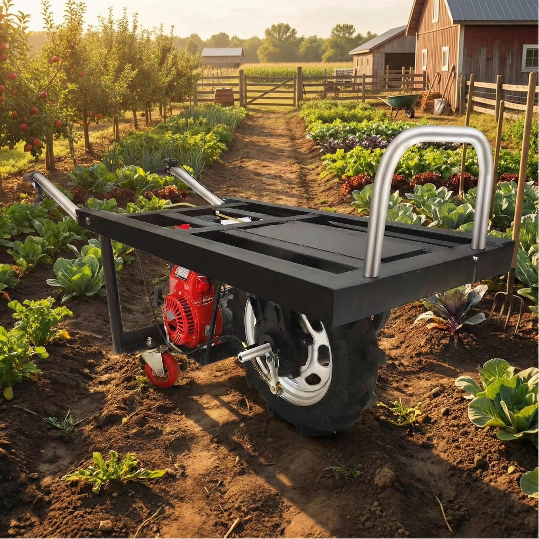 뉴온테크 엔진 구루마 외발 손수레 끌차 리어카 구르마 676,000원