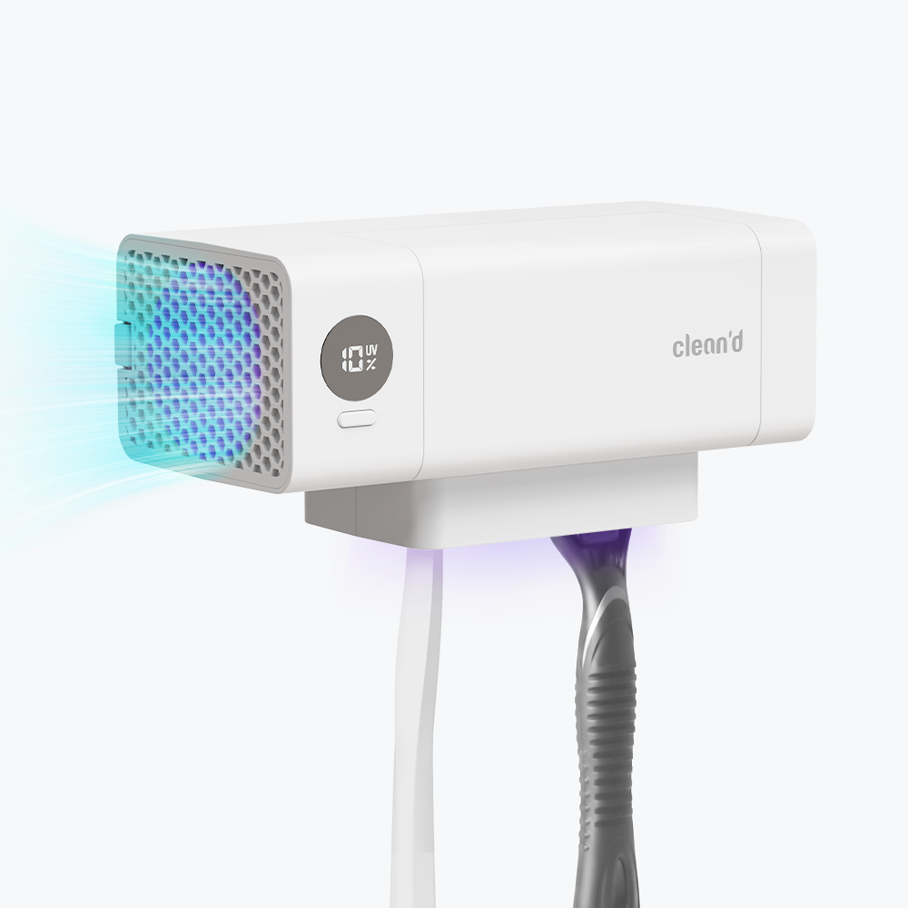 클린디 가정용 무선 2인용 칫솔살균기 트윈디 CL-406, 화이트 49,900원