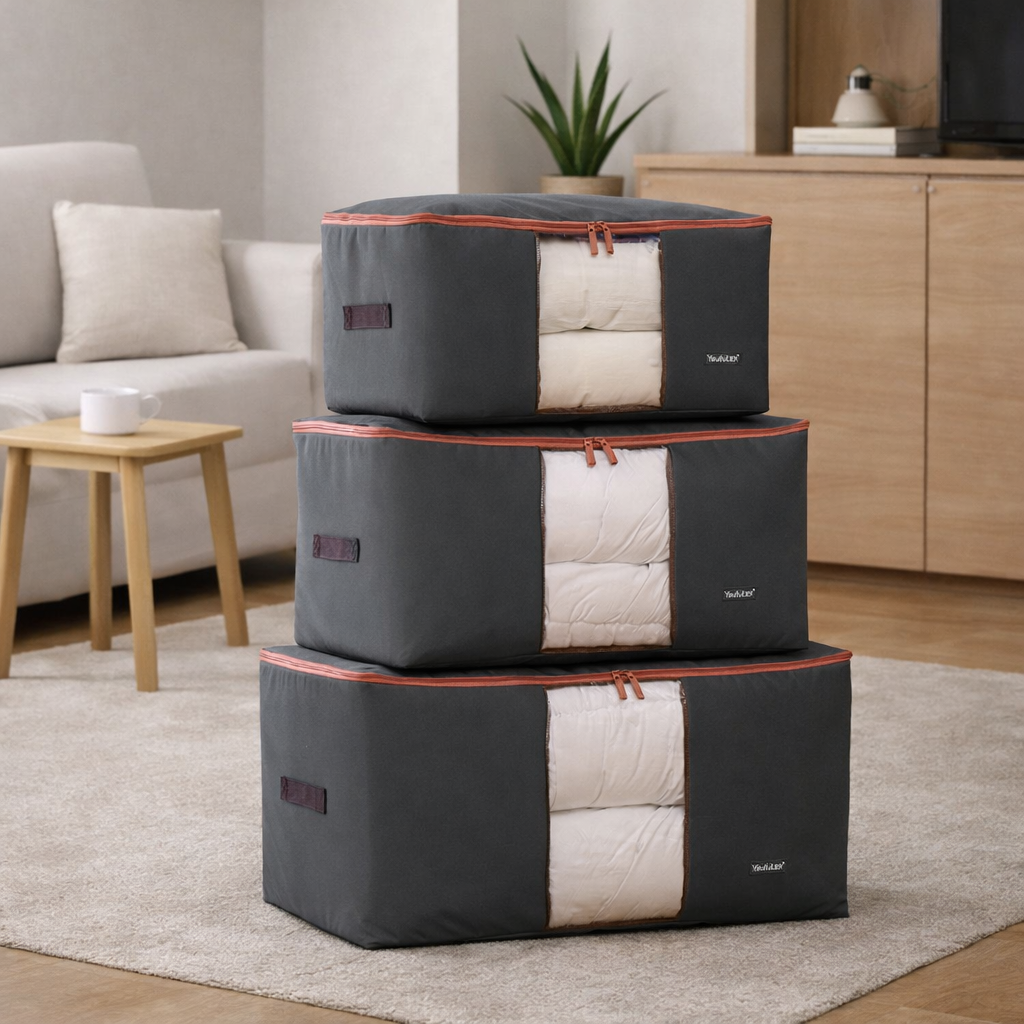 이불보관함 수납정리함 이불가방 리빙박스 고급형 5,800원