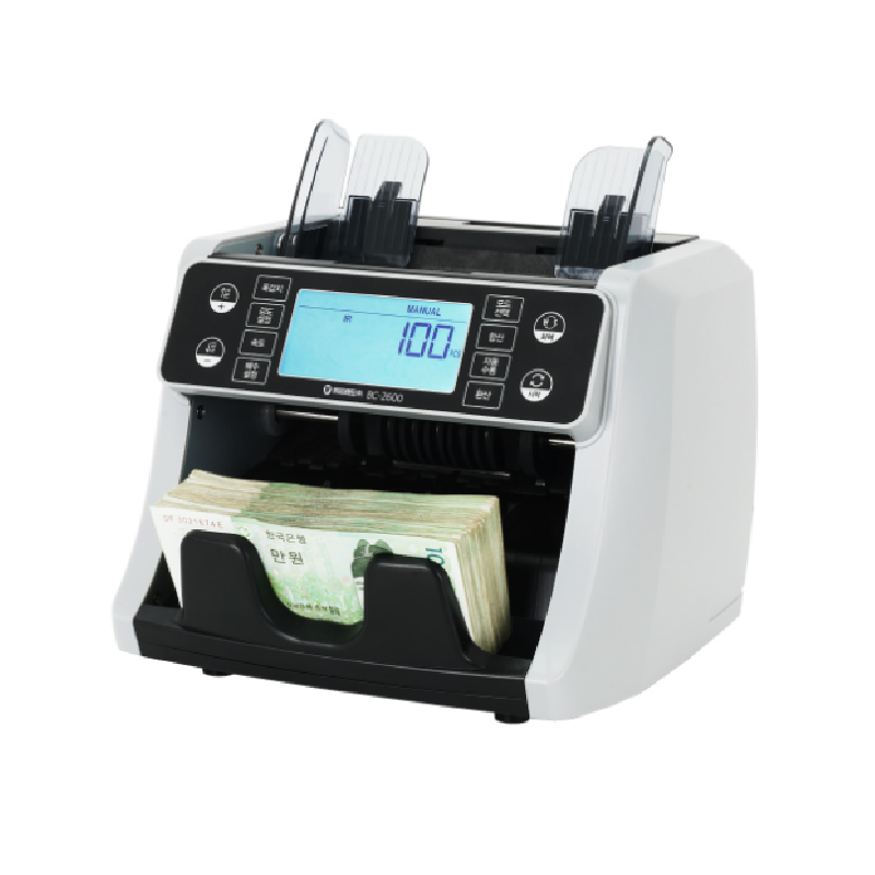 카피어랜드 지폐계수기 BC2600 대형화면 프론트로드 위폐감지 계수합산 223,900원