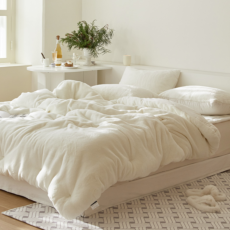 마틸라 파우더슈가 10mm 장모 라셀 극세사 차렵이불세트 76,060원