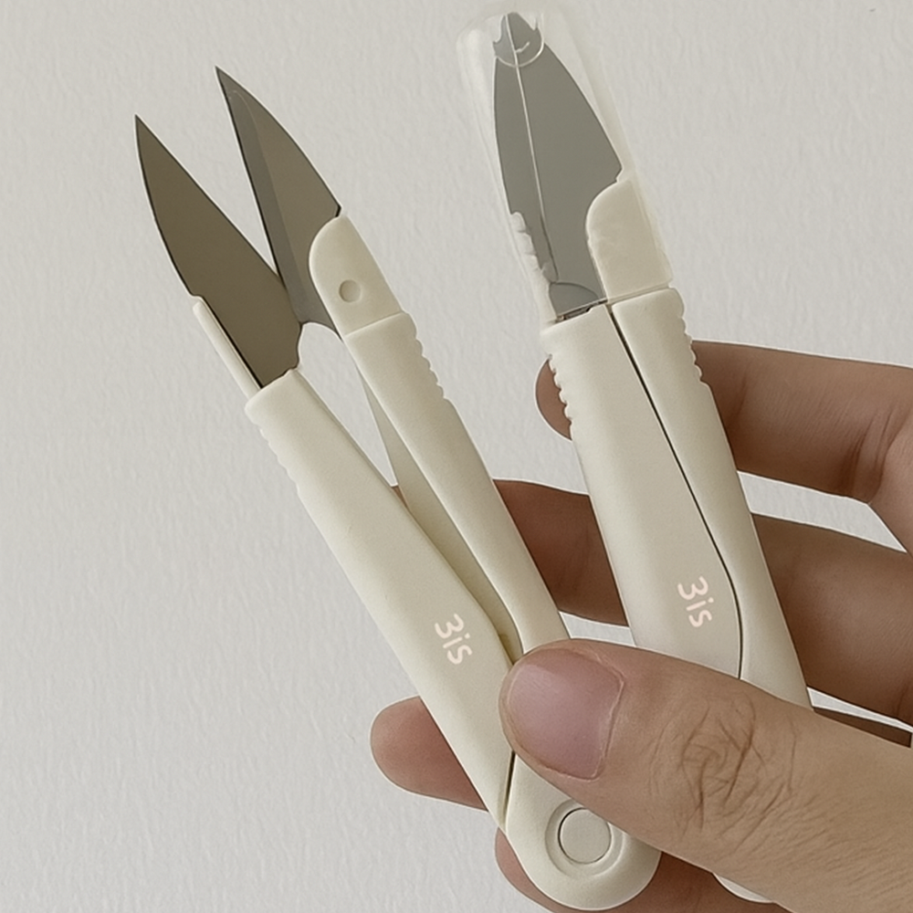 삼이즈 고급 쪽가위 잘드는 다목적 접이식 작은 가위, 1개 6,000원