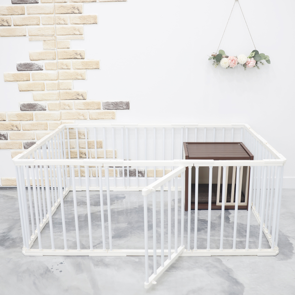 21세기트랜드 강아지 안전문 울타리 탄탄도어 10칸, 화이트, 1개 57,000원