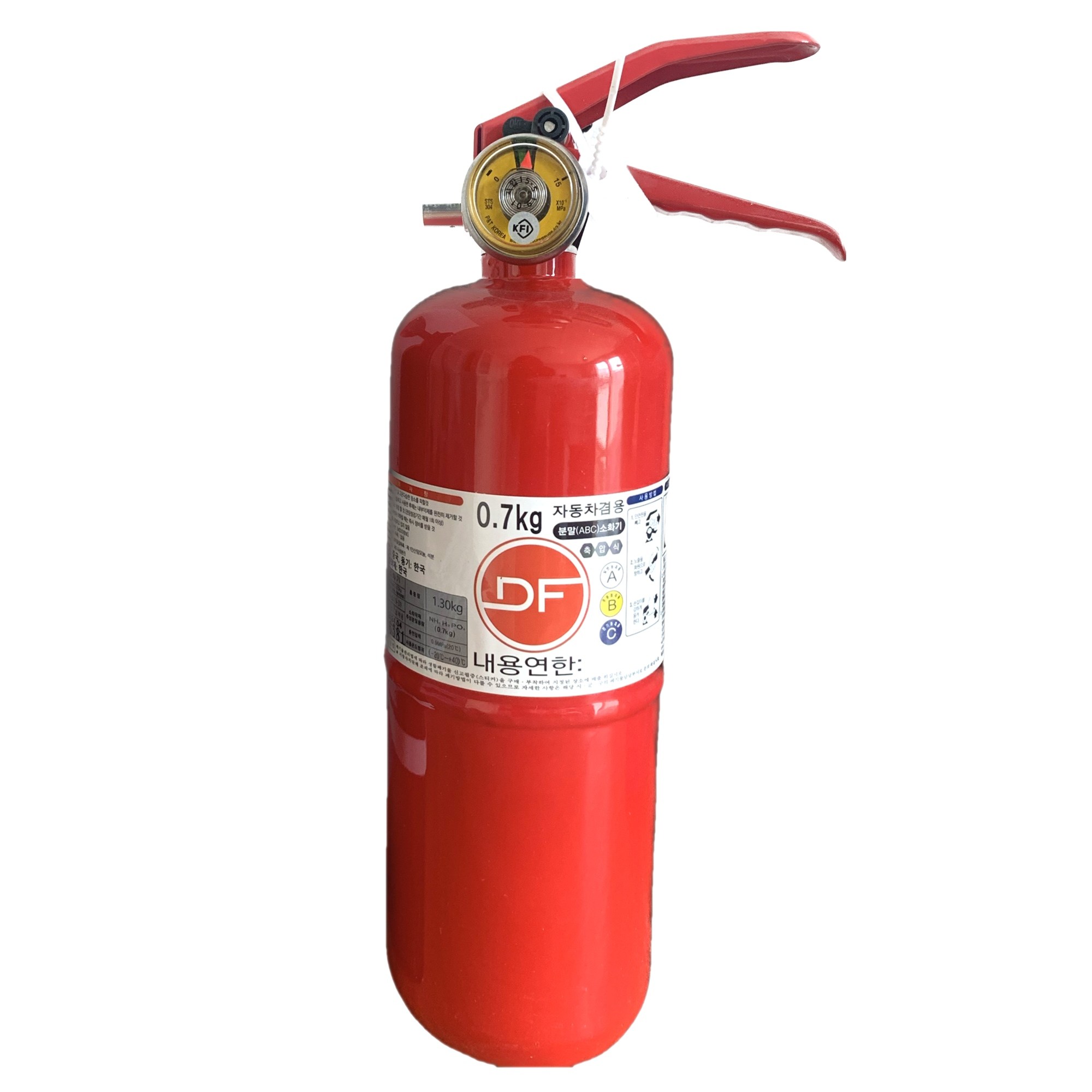 국산 차량용소화기 ABC 분말 자동차겸용, 0.7kg, 레드, 1개 15,900원