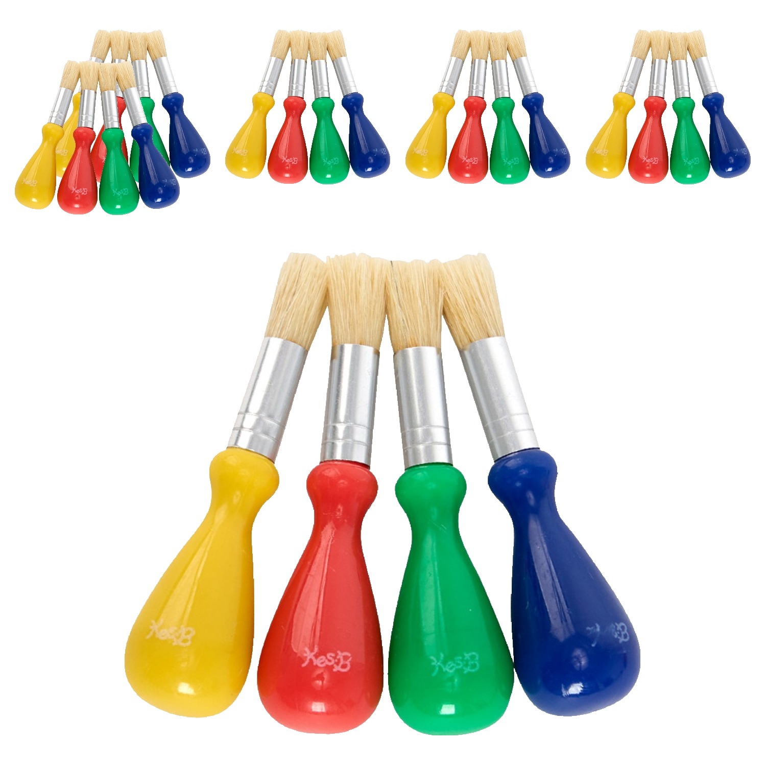 캐스비 아트스쿨 물방울 유아붓 4종 29,820원