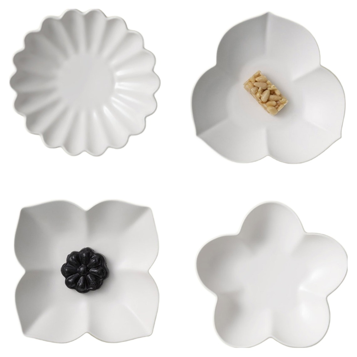 쓰임 화반 앞접시 4종 세트 130 x 130 mm 35,200원