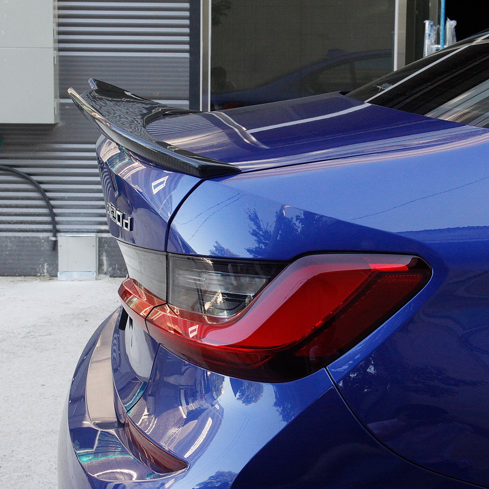 [모터스파이] BMW 3시리즈 G20 리어 트렁크 오리지널 카본 스포일러 PSM타입 OEM파츠 230,000원