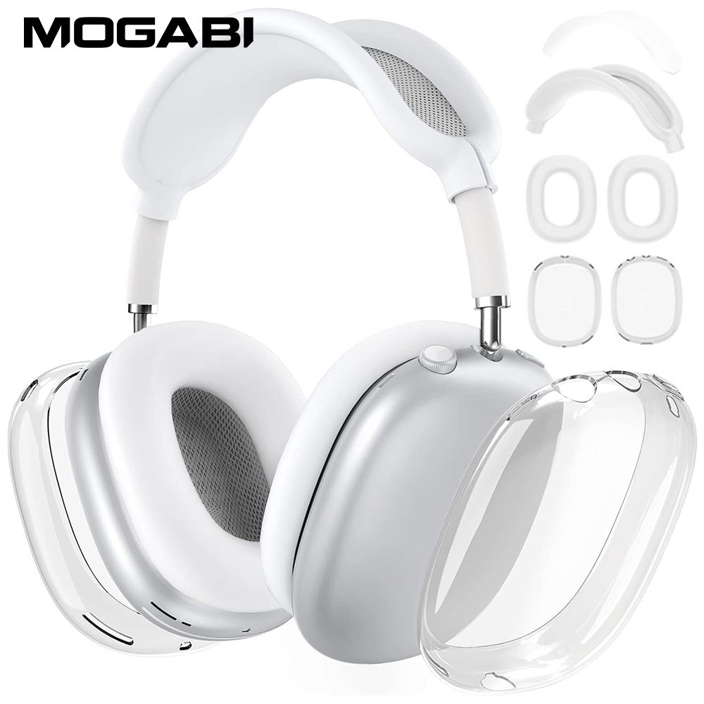 모가비 에어팟 맥스 올인원 케이스 세트 4 in 1, 투명 / 화이트/ 화이트, 1개 10,000원