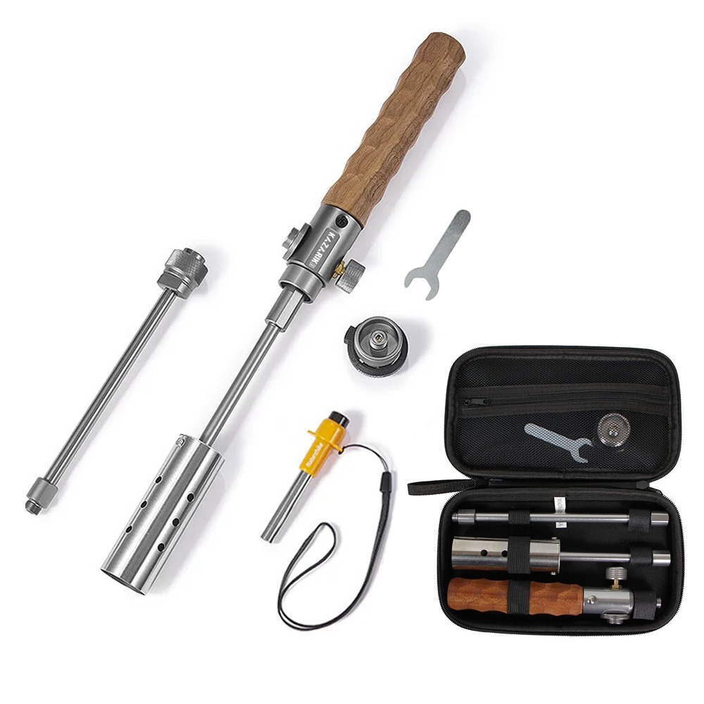 카자리코 캠핑 3단 분리 롱토치 숯불 장작 불 피우기 이소가스 가스토치 세트 21,900원