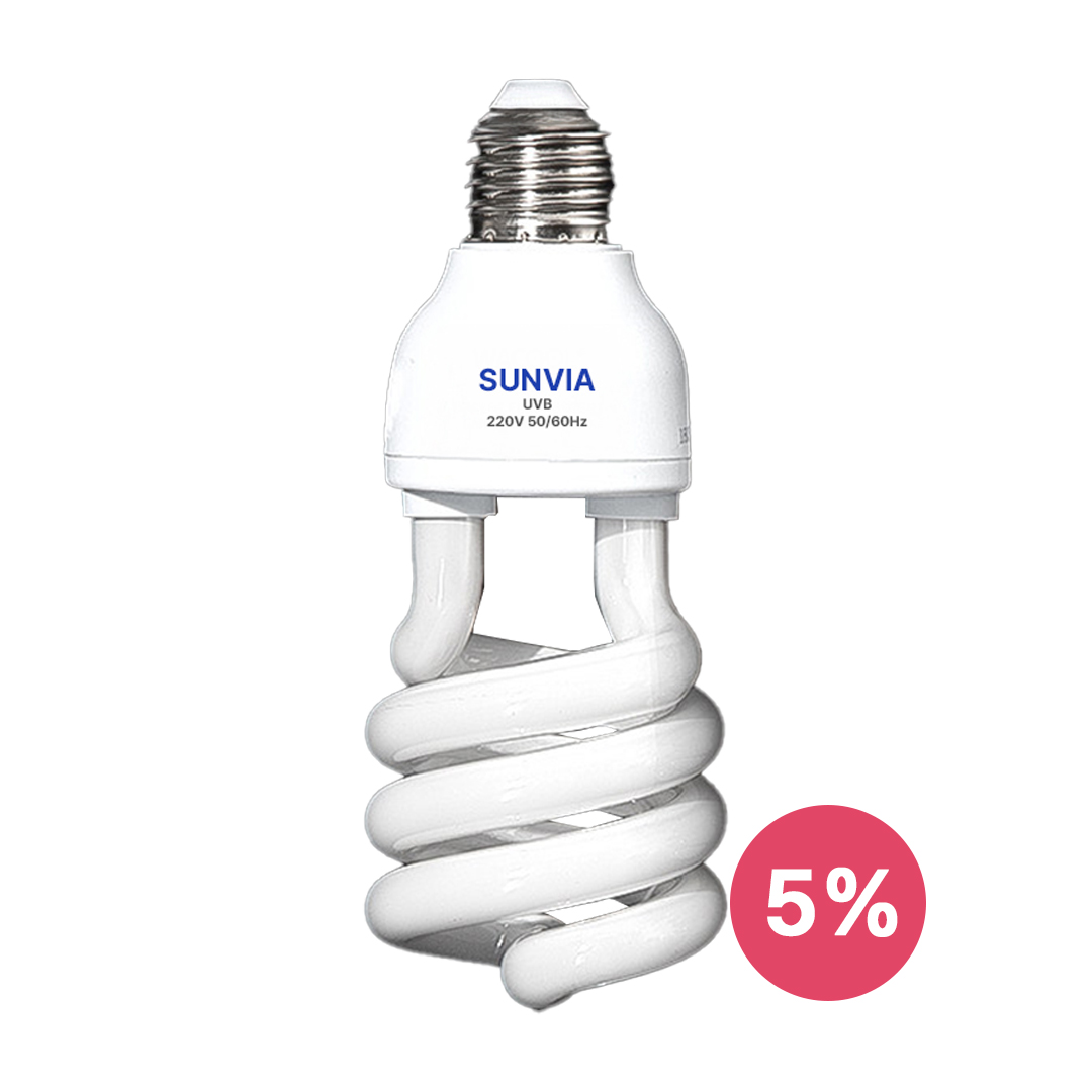 SUNVIA UVB램프 13W 게코 도바뱀, 육지 거북이 파충류 램프 14,980원