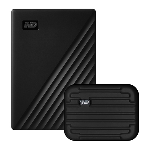 WD My Passport 휴대용 외장하드 + 파우치 155,000원