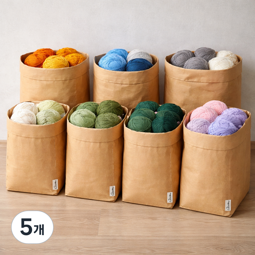 가든랩 크래프트 털실 보관함 다용도 수납함, 5개, XL 37,000원