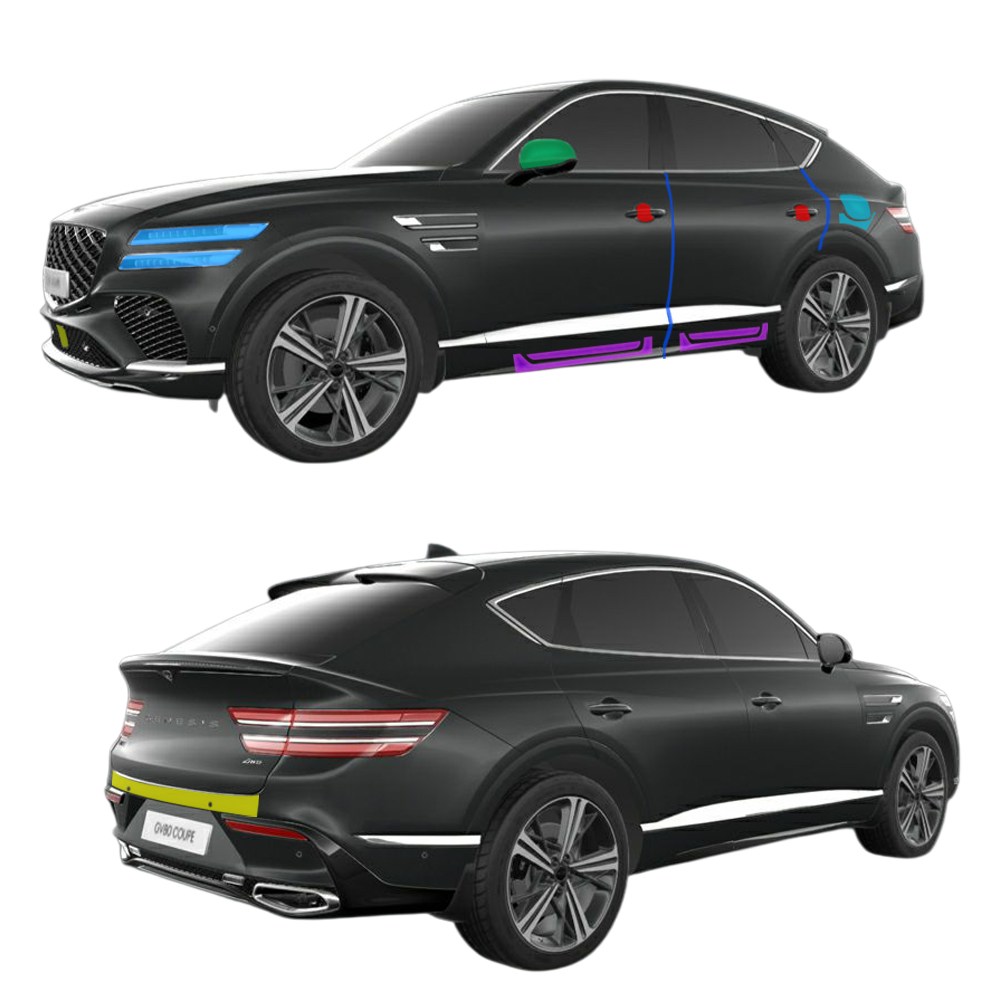 스킨엑스 GV80 쿠페 외장필수패키지A PPF 차량보호필름, 1개 110,000원