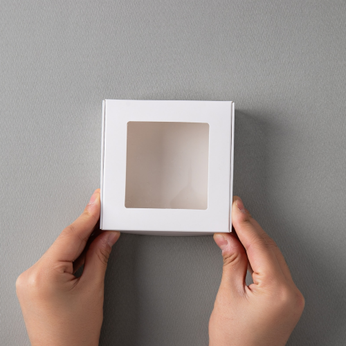 투명창 작은 선물상자 원터치 접이식 낱장판매 쿠키 비누 휘낭시에 포장 미니 선물박스 6.5x6.5x3, 50개, 화이트 10,000원