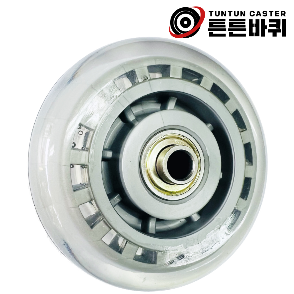 10cm(4인치) 무소음 우레탄 바퀴 휠세트 바퀴만 캐스터 중국산 인라인 실리콘 3,600원
