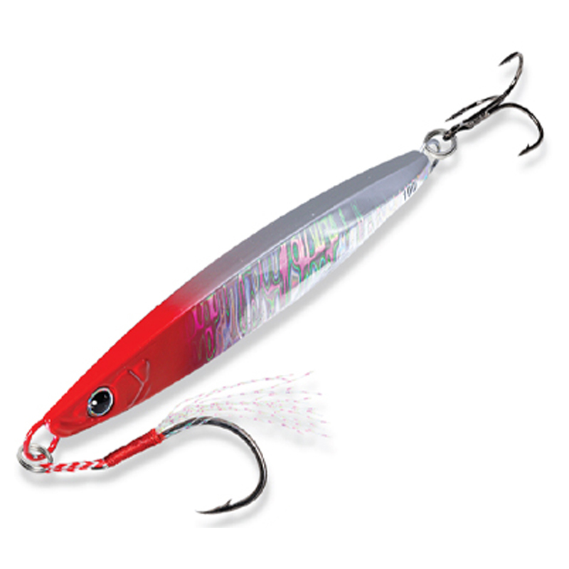 메탈지그 홀로그램 트레블훅 어시스트훅 100g/120g/150g 고등어 농어 삼치, 1개, 120g, 고추장 7,000원