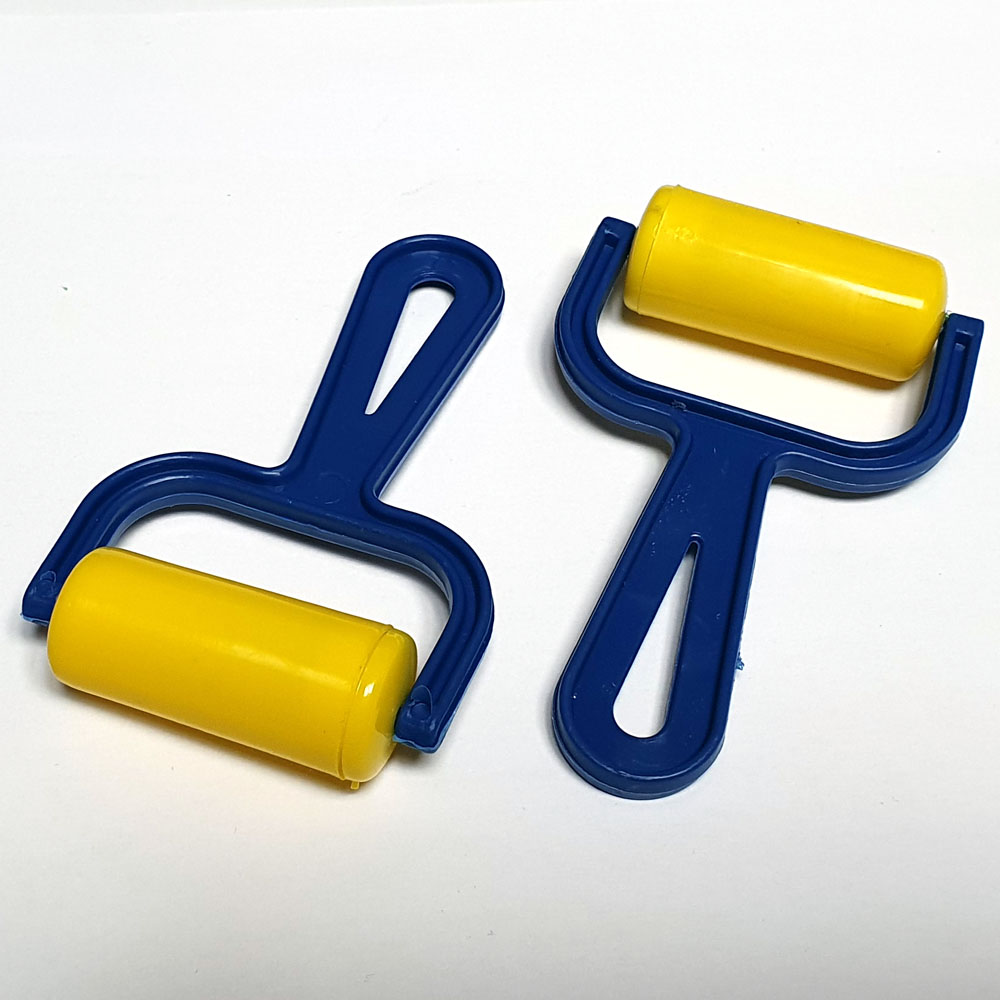 점토도구 롤러S 2p/ 클레이 찰흙 지점토 공예재료 작업도구 어린이 유치원 학생용 미술수업준비물 1,000원