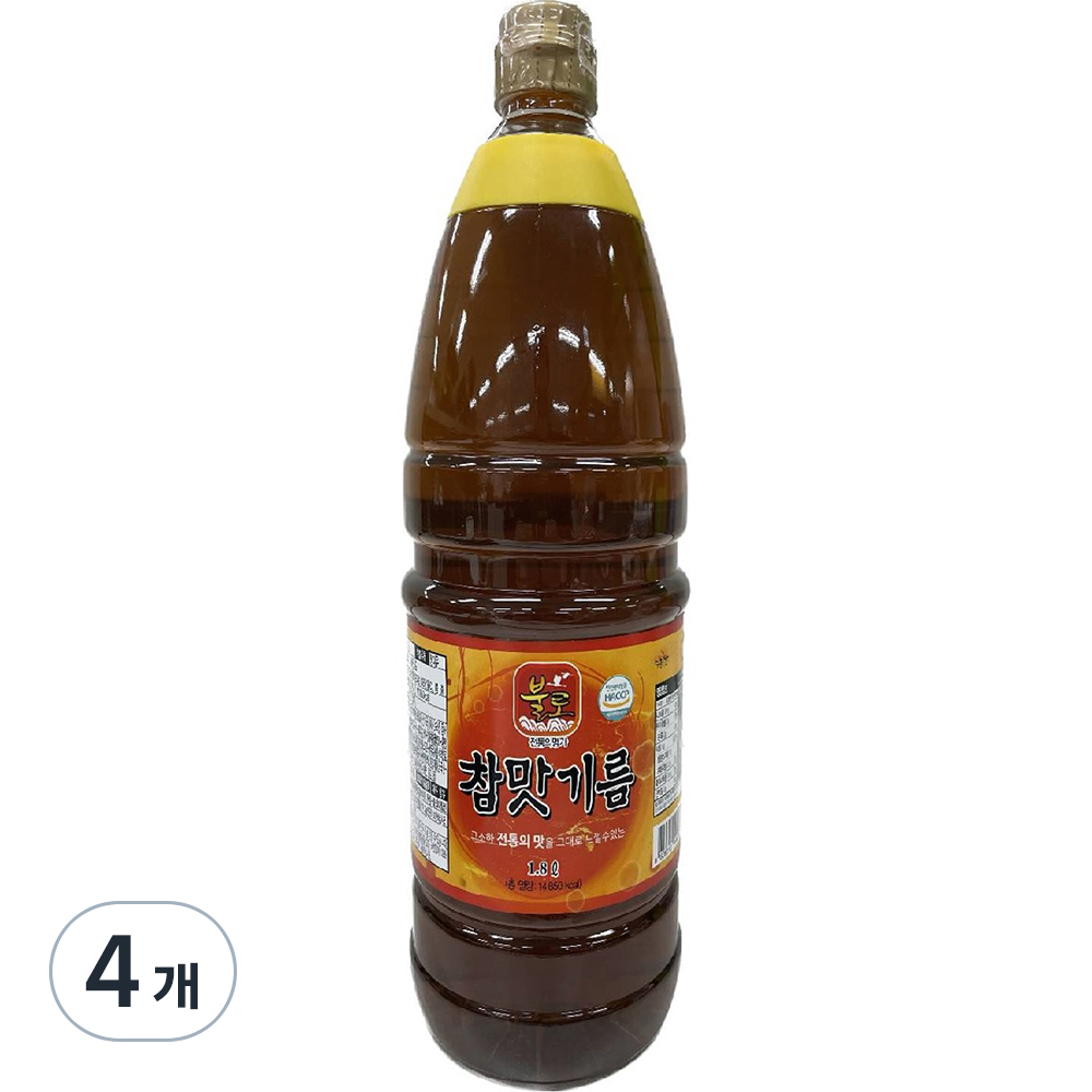 세진푸드불로 참맛기름, 1.8L, 4개 33,600원