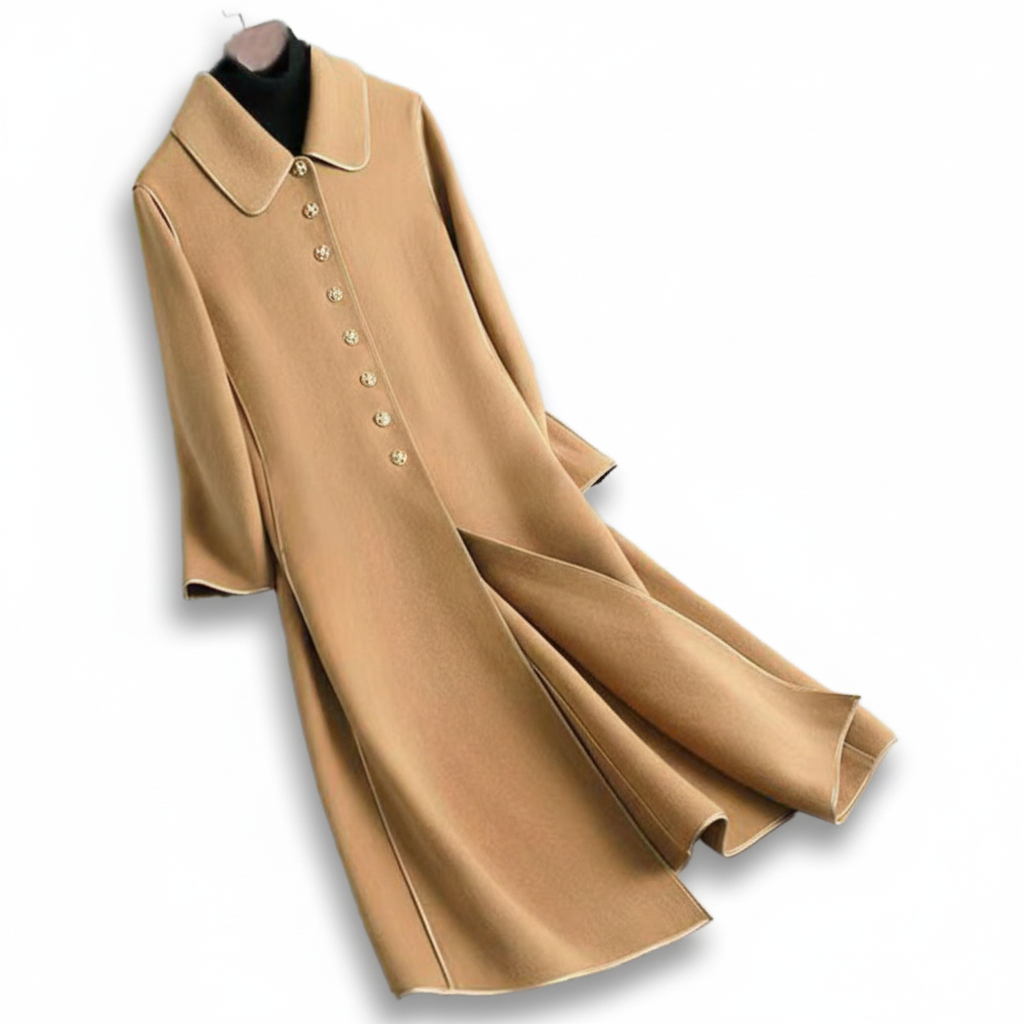 TIMEPURE 가을겨울 신상 울혼방 모직 코트 여성용 빅사이즈 트렌치코트 슬림핏 슬리밍 트렌디 엘레강스 보온성 오피스룩 롱기장 롱 자켓 루즈핏 아우터 오버니 코트 32,900원