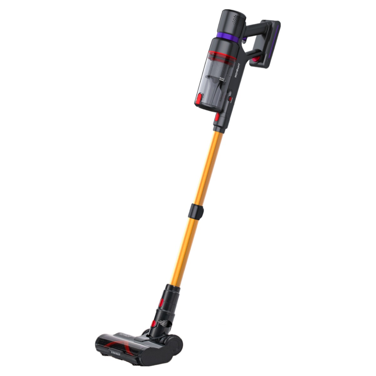 2026년형 HOMPANY 무선청소기 45Kpa 550W LED 터치 ,반려동물 털 /무선 카펫,차이슨,탈착식 배터리 ,스마트 터치 스크린, 8*2200mAh, SmartVac 11, 금색, 현재가 193,500원