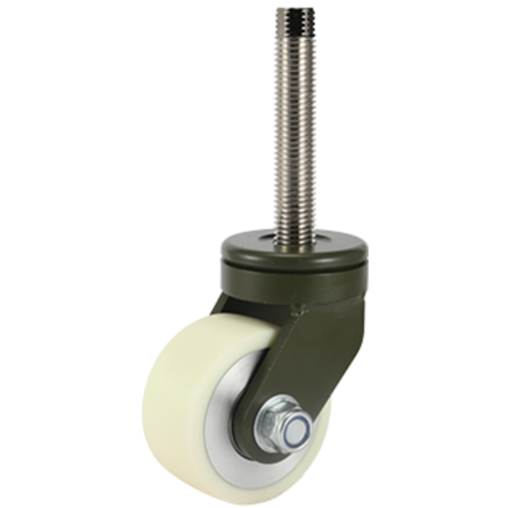 고하중 M24 볼트형 캐스터 하중 400kg 10cm(4인치) 회전 고중량 우레탄 바퀴 21,700원