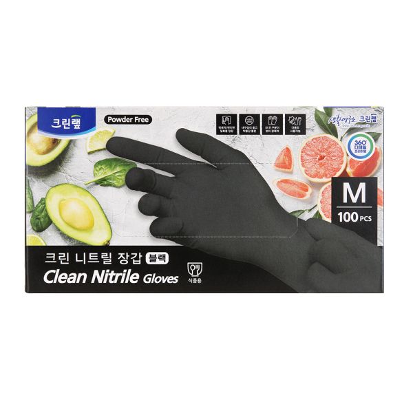 크린랩 니트릴 장갑 (블랙) 중 100매 20,190원