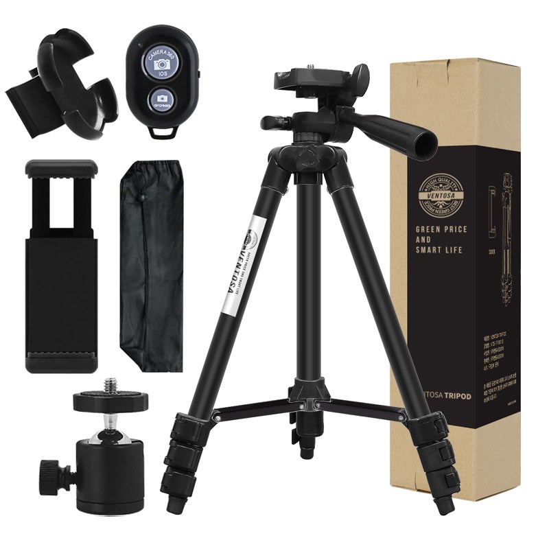 벤토사 스마트폰 4단삼각대 볼헤드 프리미엄 세트 블랙 68,000원