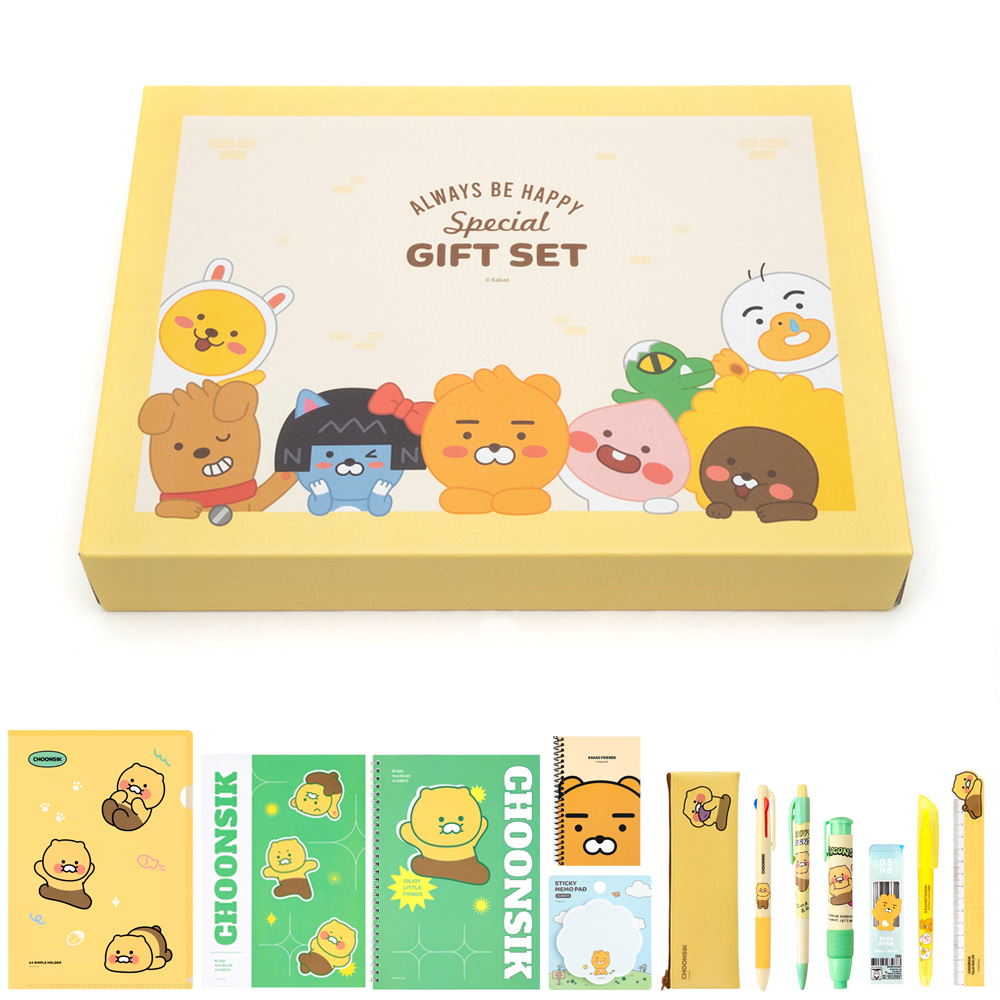 [카카오프렌즈 알찬 문구세트2] 학용품세트 초등선물 학용품선물세트 카카오문구세트 단체선물 문구세트선물 입학선물 초등학생학용품초등학생단체선물 초등문구세트 어린이문구세트 유치원선물 16,900원