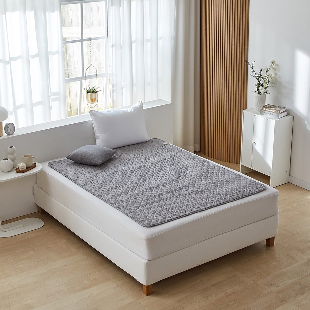 한일의료기 코잠 탄소매트 카본매트 전자파없는 워셔블 항균 전기매트 1인용 2인용 전기요, 단일색상, 135X180cm 59,700원