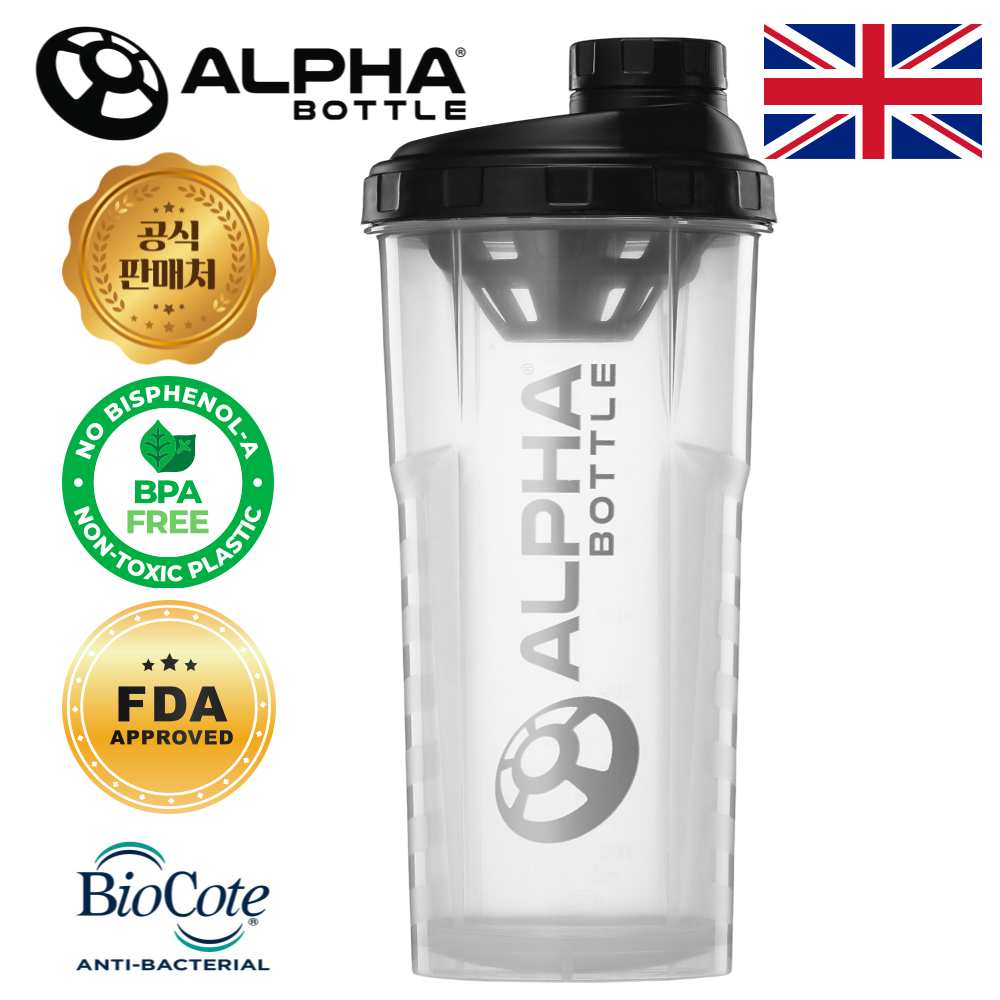 알파디자인 쉐이커 쉐이크 보틀 단백질 프로틴 쉐이크통 대용량 헬스 물통 1리터 BPA FREE 인증, 클리어, 1개, 750ml 21,890원