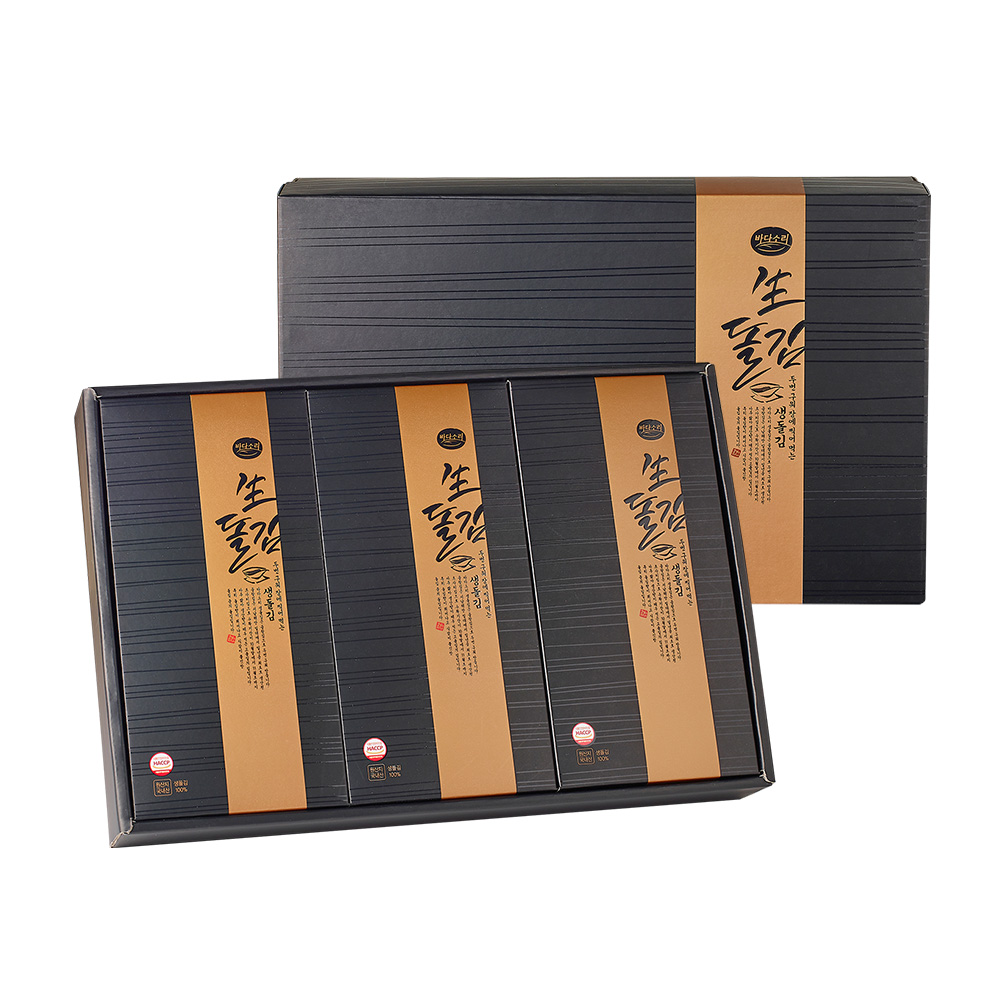 바다소리 장에 찍어먹는 생돌김 4호 선물세트 + 쇼핑백, 1개, 현재가 31,980원