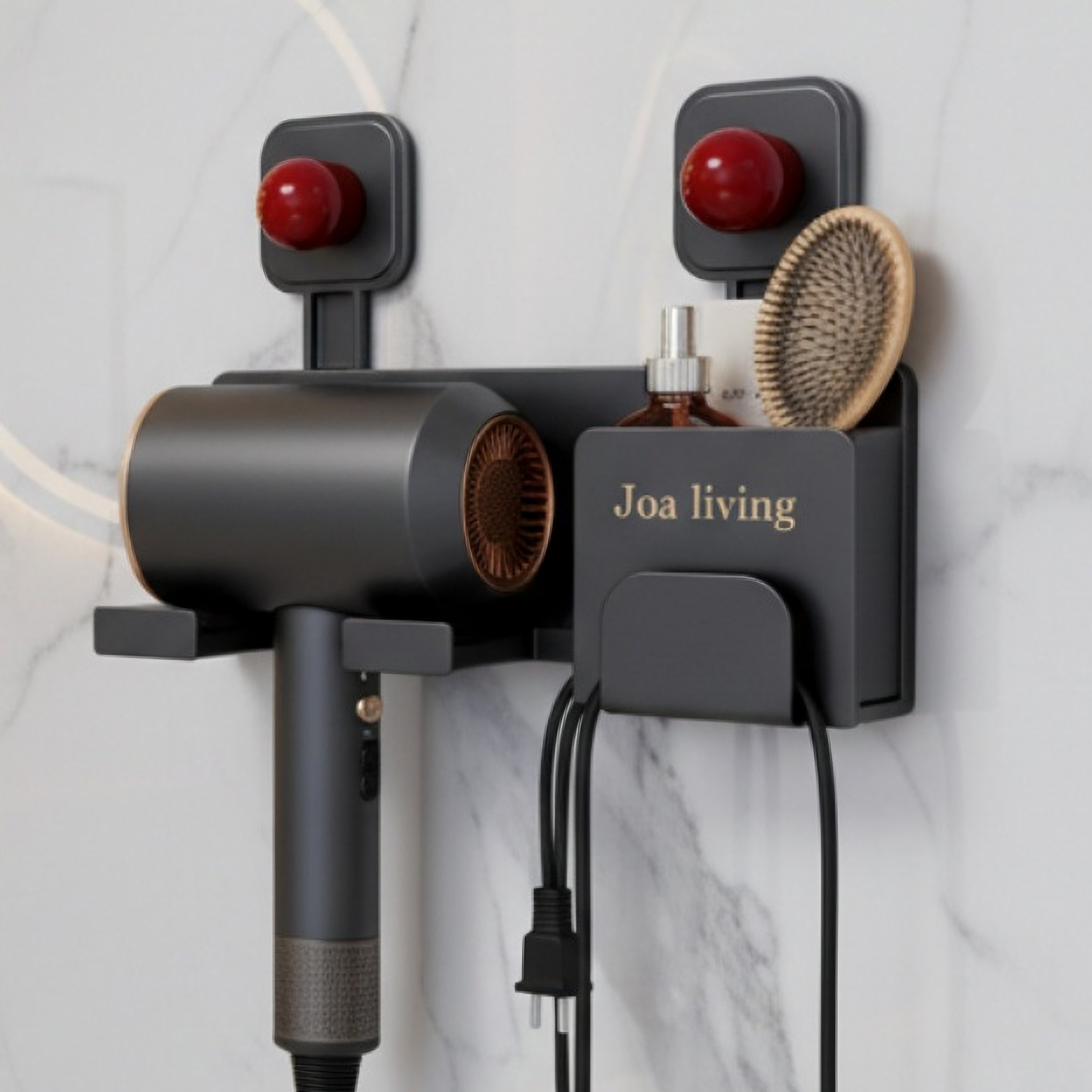 조아리빙 무타공 수납 드라이기 거치대 강력고정 8,400원