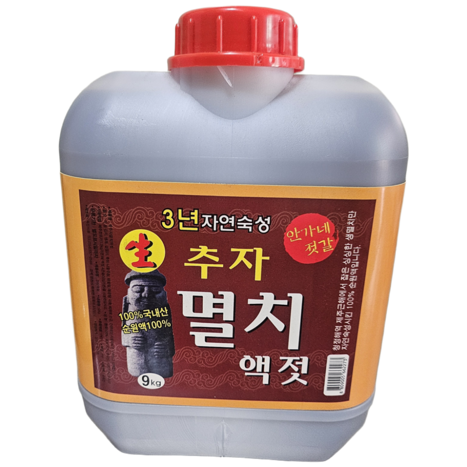 안가네 3년숙성 제주 멸치액젓9kg (추젓) 100프로 원액 65,700원