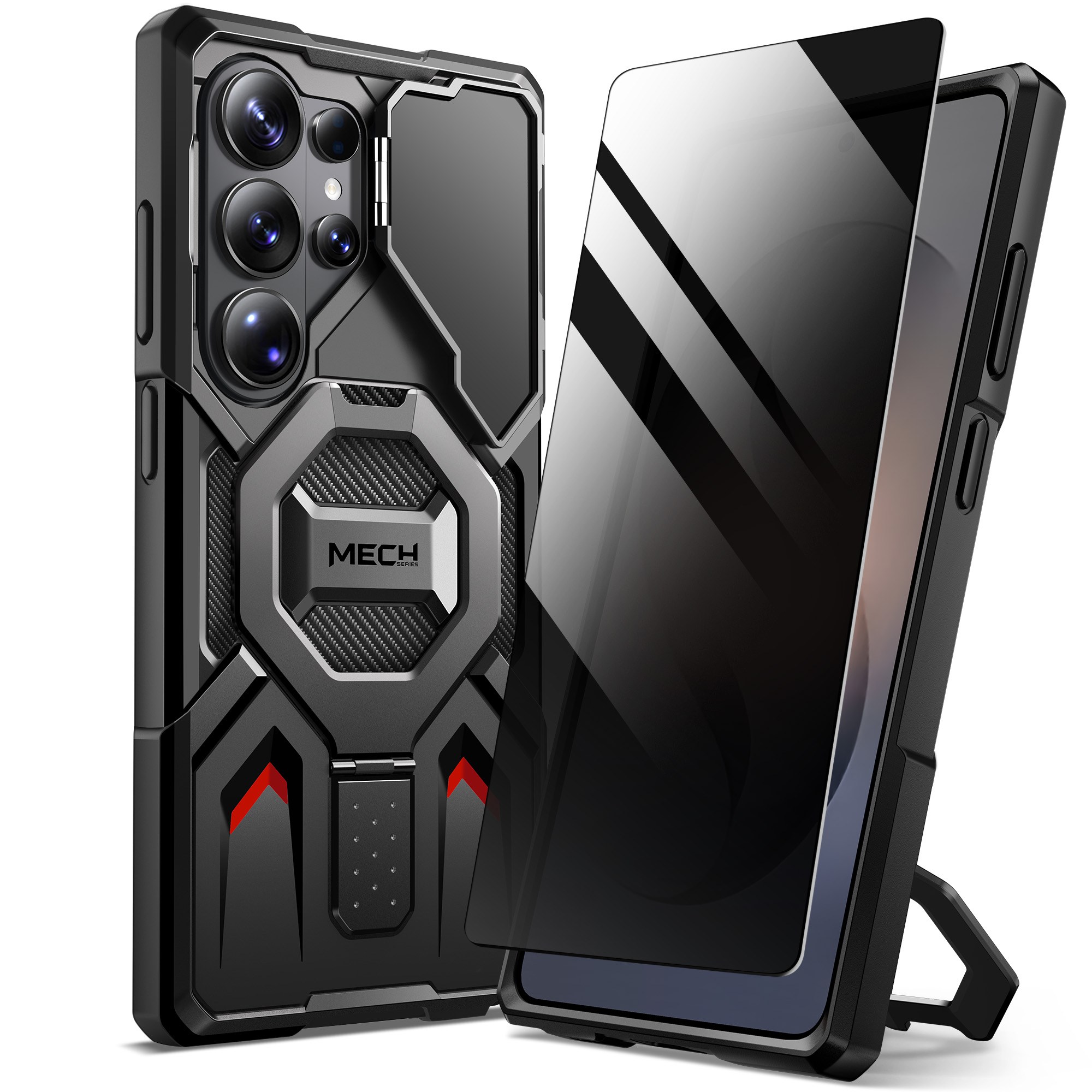 모보시 마그네틱 호환 프라이버시 액정보호 필름 내장 카메라 보호 링 스탠드 휴대폰 케이스 80,000원