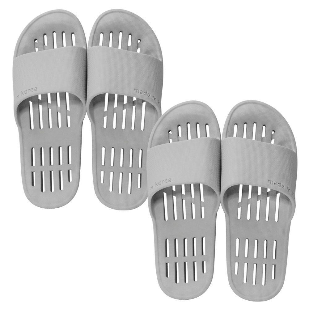 다시너스 슬림핏 낮은 빠른물빠짐 욕실화 2개, 그레이 12,500원