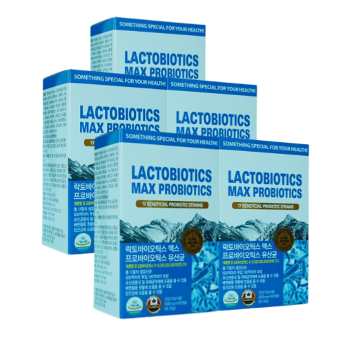 락토바이오틱스 맥스 프로바이오틱스 유산균 60캡슐 500억투입 생유산균 100억마리보장 루테리유산균 164,900원