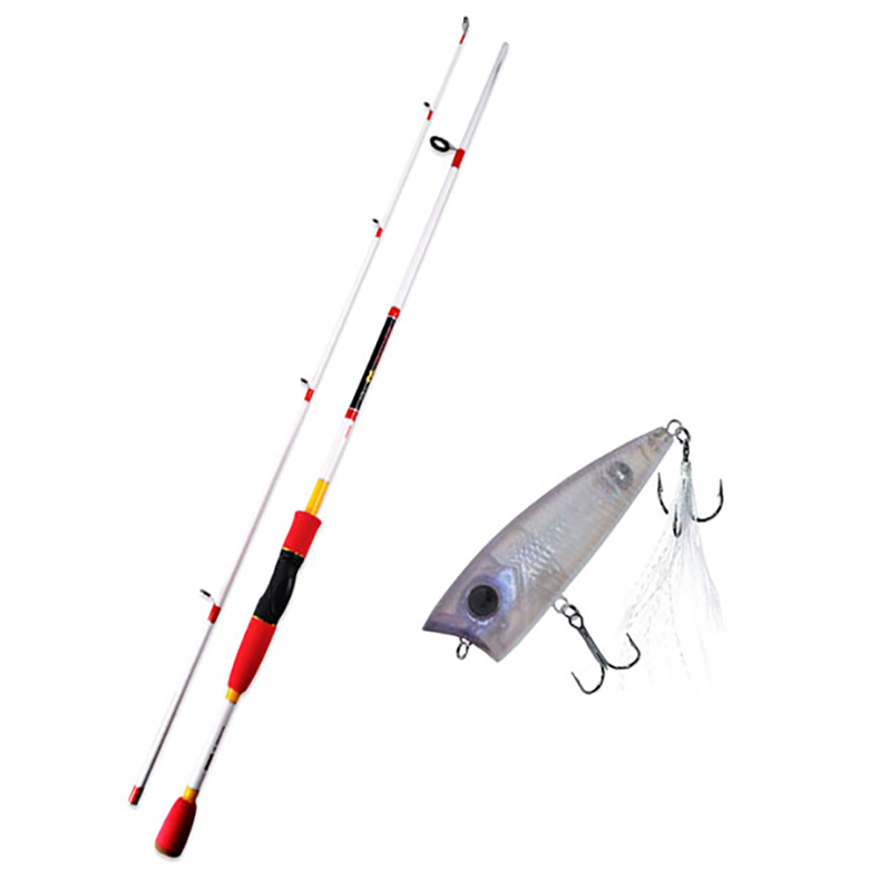 아피스 배스게임 XT 루어 낚싯대 화이트 + 다미끼 디팝 70 하드베이트 루어 267H GHOST SMOG 7,250원