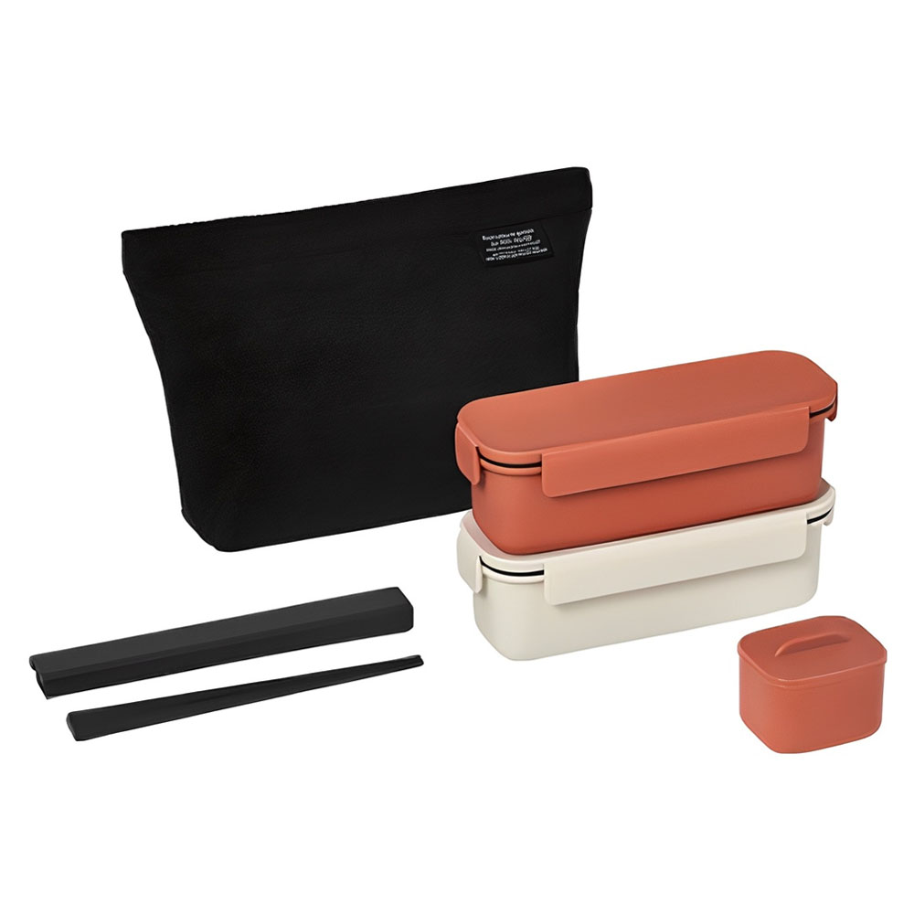 락앤락 슬림 1단 도시락 220ml x 2종 + 가방 + 디바이더 + 젓가락 세트 20,900원