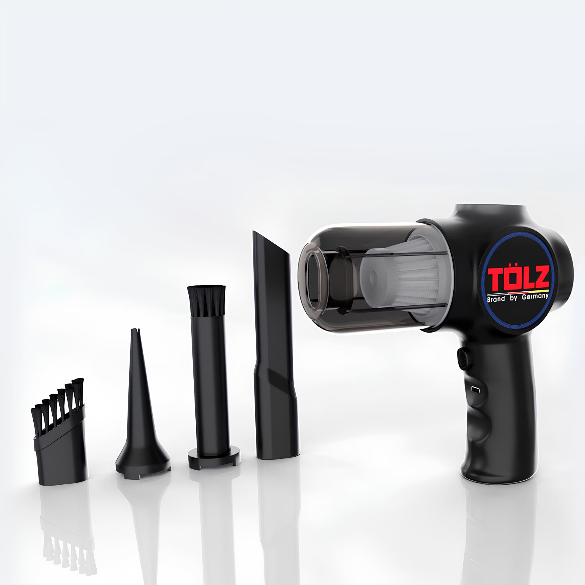 [조이 홈쇼핑] 독일 톨츠 파워건 소형 에어건 무선 청소기 콤프레샤 26,900원