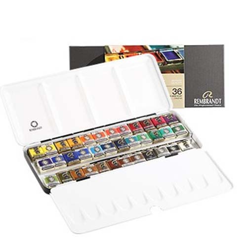 램브란트 고체 수채화물감 디럭스 세트 114,000원