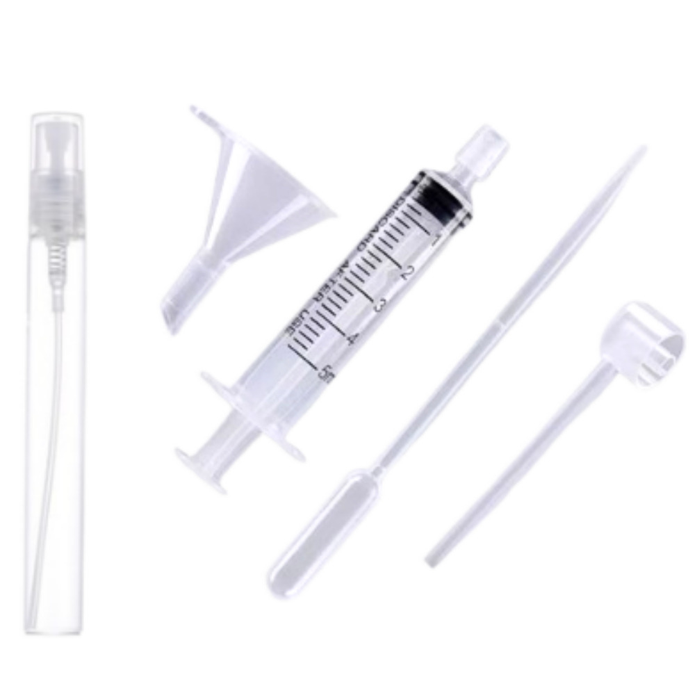 와이엔케이더밸류 향수 공병 5ml 소분 도구 4종 세트, 1세트, 반투명 6,800원