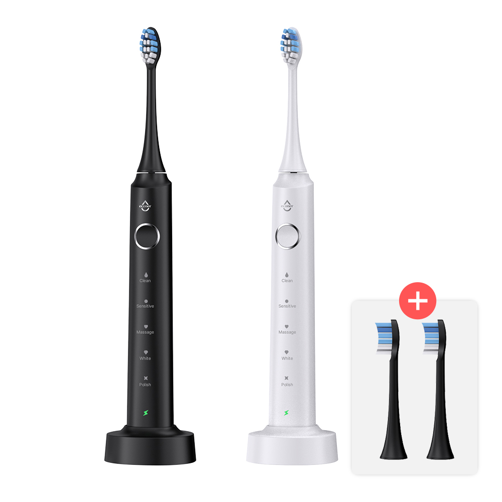 [에코너] MS2 티스프로 IPX7 무선 음파 전동칫솔 (전용하드케이스충전독), 제트블랙, 1세트 39,800원