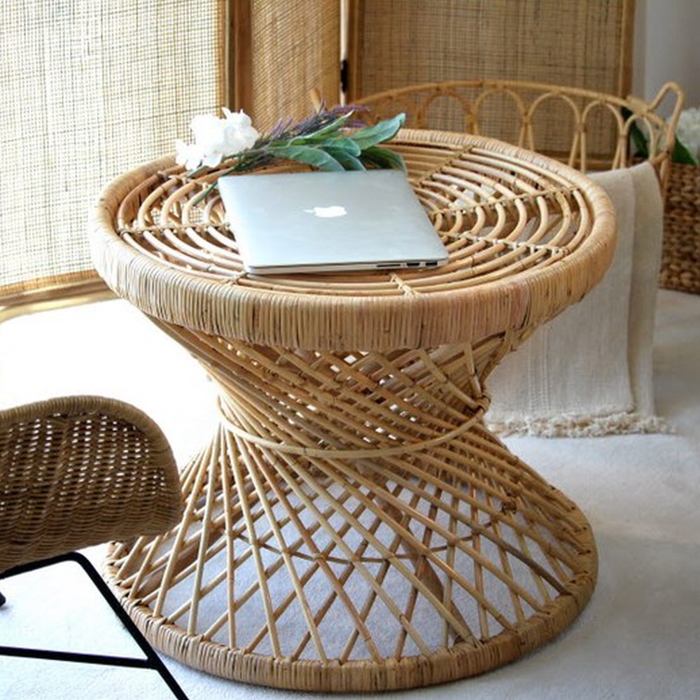 라탄 커피테이블 원형 M, L 118,000원