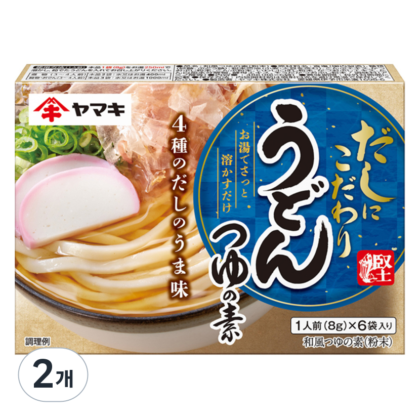 야마끼 우동 쯔유 스프 6p, 48g, 2개 5,960원