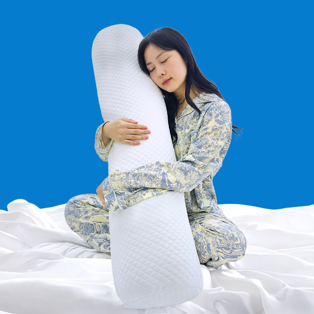 여름 냉감 바디필로우 시원한 대형 쿠션 안고자는베개 긴베개, 화이트 14,800원