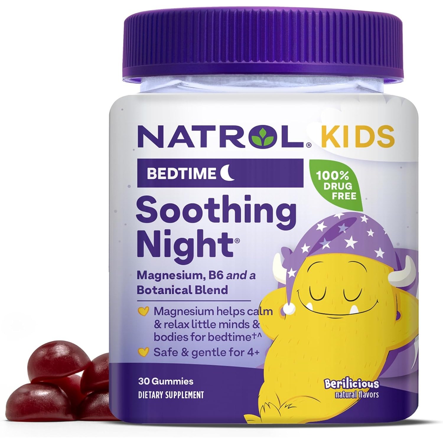 나트롤 멜라토니 프리 식물성 FREE 어린이비타민 구미젤리 30개 29,900원